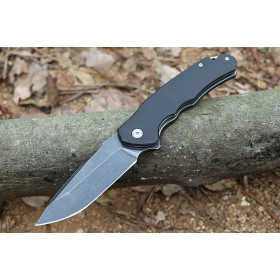 FD05 Fast Opening Ebony Handle Pocket Tactical Survival Outdoor Folding Custom Knife UD407723
